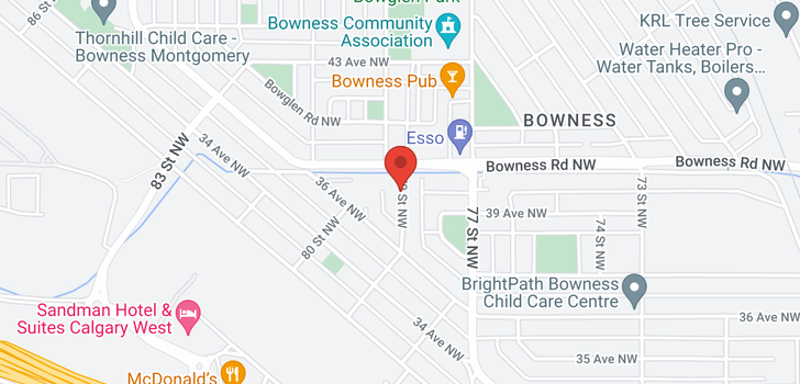map of 4035 79 ST NW